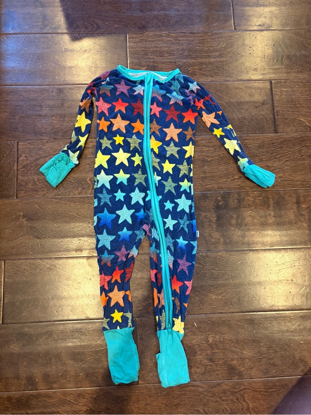 Little Sleepies star bamboo footie pajamas